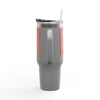 Cleveland Fans Never Waver W-Leopard Football Insulated Travel Mug, 40oz - Never Waver