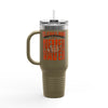 Cleveland Fans Never Waver W-Leopard Football Insulated Travel Mug, 40oz - Never Waver