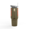 Cleveland Fans Never Waver W-Leopard Football Insulated Travel Mug, 40oz - Never Waver