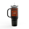 Cleveland Fans Never Waver W-Leopard Football Insulated Travel Mug, 40oz - Never Waver
