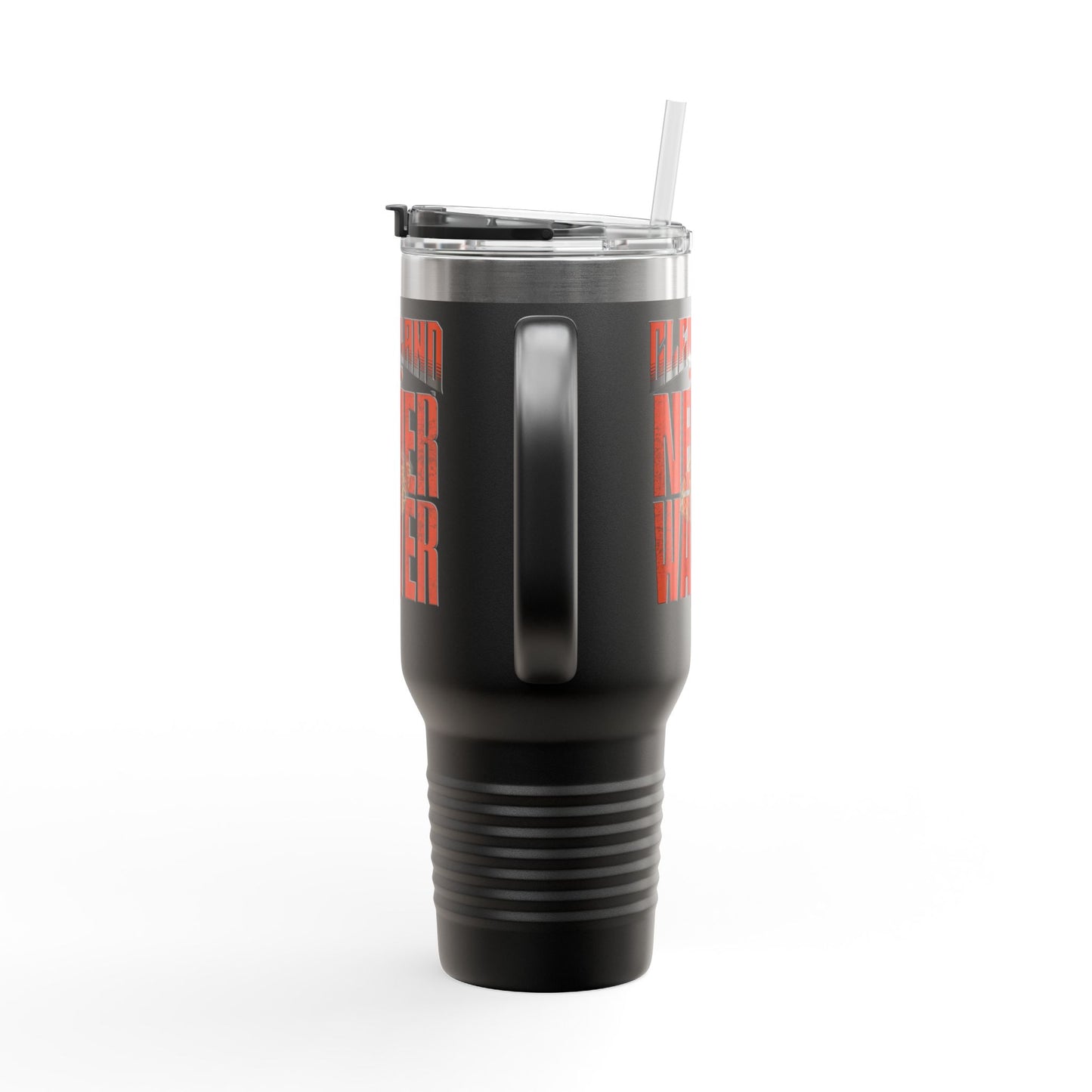 Cleveland Fans Never Waver W-Leopard Football Insulated Travel Mug, 40oz - Never Waver
