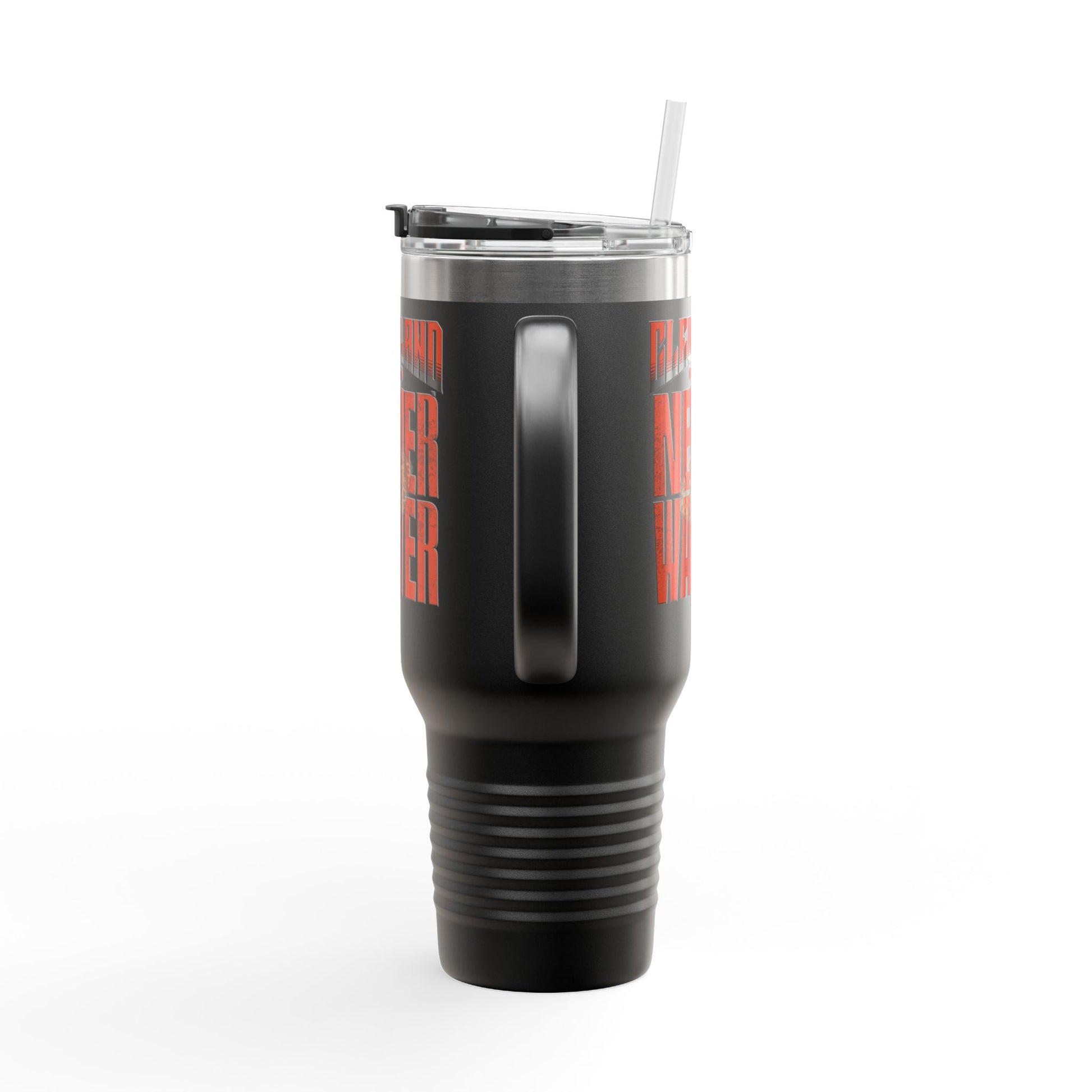 Cleveland Fans Never Waver W-Leopard Football Insulated Travel Mug, 40oz - Never Waver