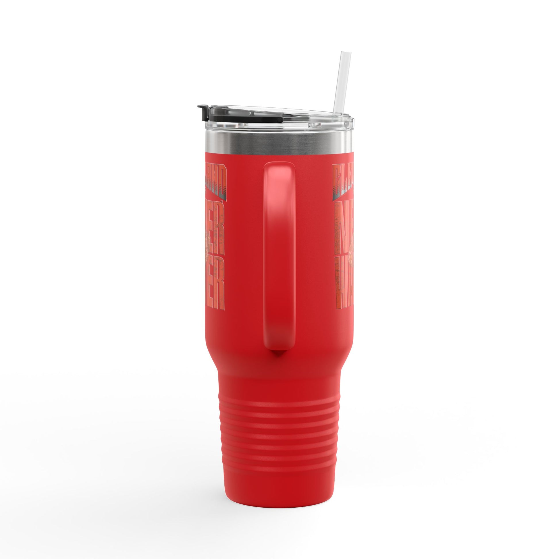 Cleveland Fans Never Waver W-Leopard Football Insulated Travel Mug, 40oz - Never Waver