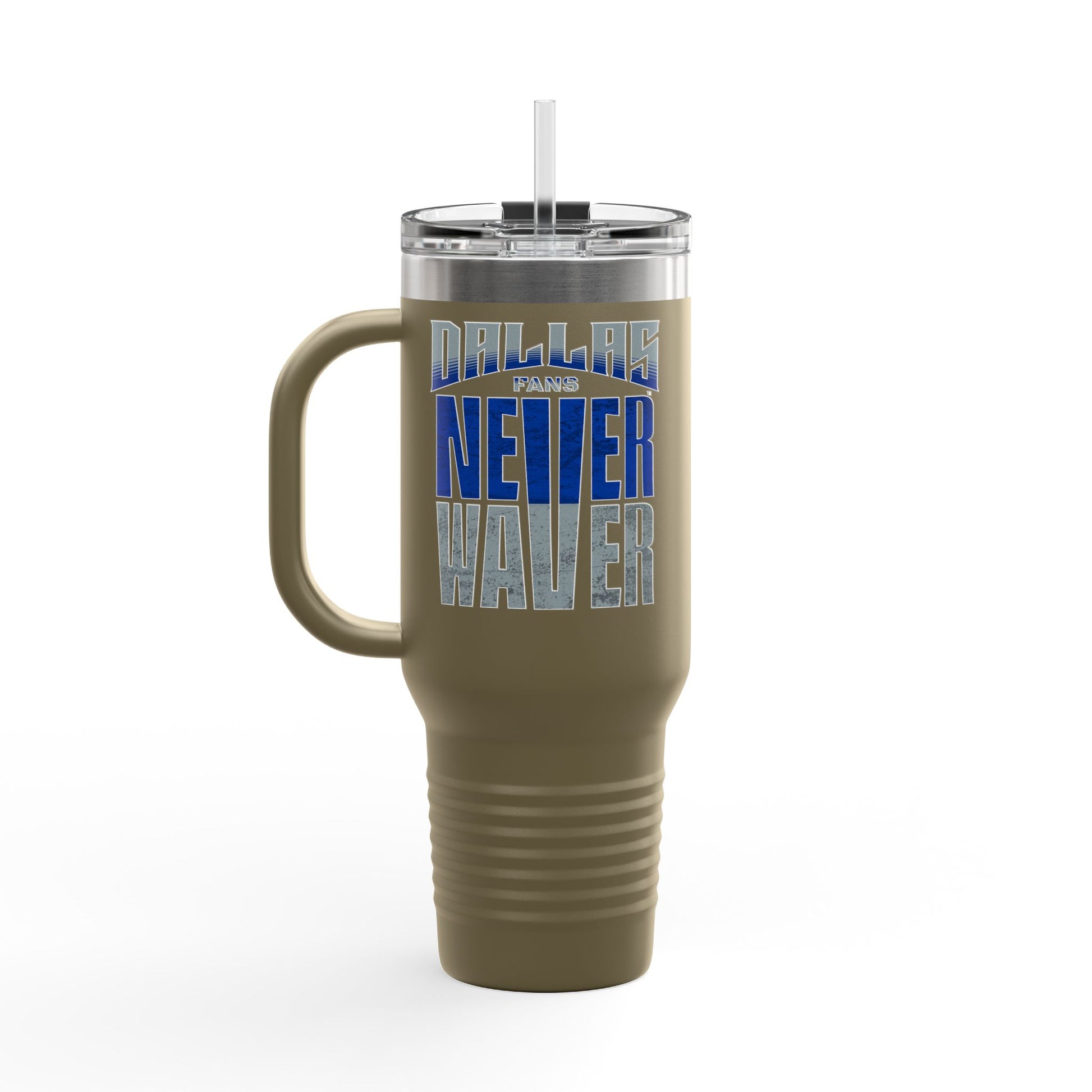 Dallas Fans Never Waver Insulated Travel Mug, 40oz - Never Waver