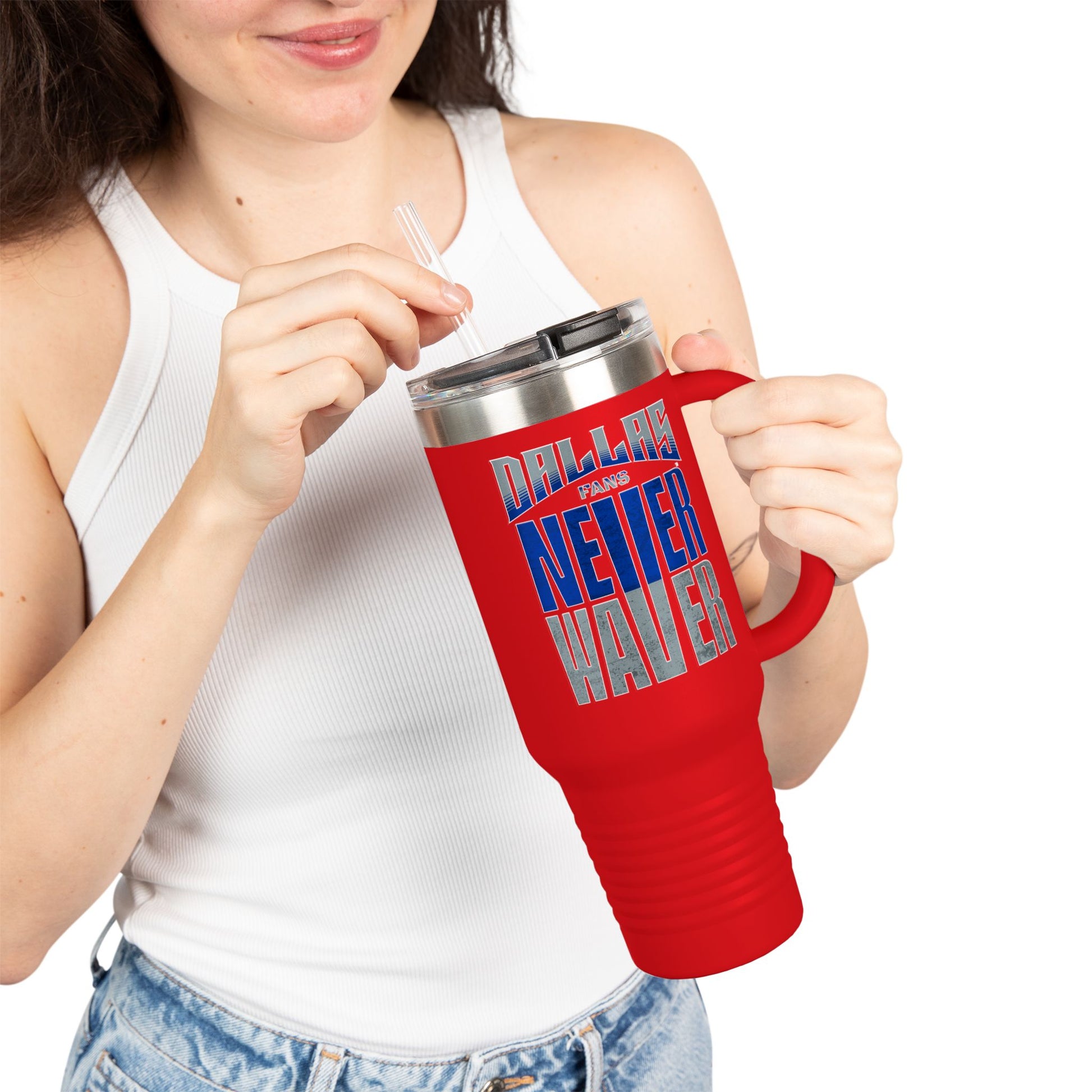 Dallas Fans Never Waver Insulated Travel Mug, 40oz - Never Waver