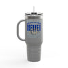 Dallas Fans Never Waver W-Leopard Football Insulated Travel Mug, 40oz - Never Waver