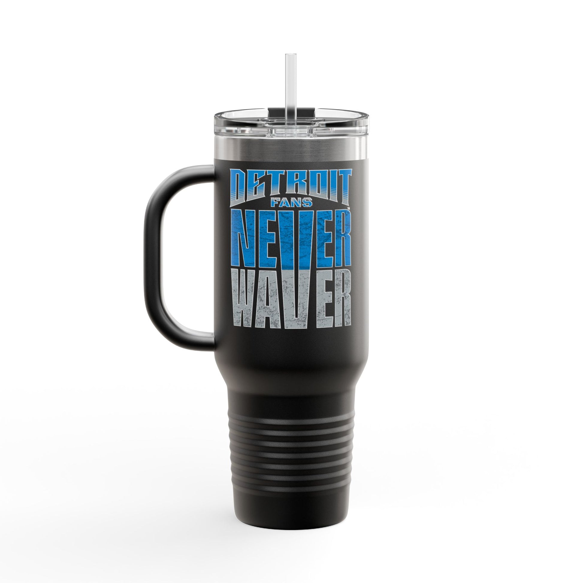 Detroit Fans Never Waver Insulated Travel Mug, 40oz - Never Waver