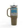 Detroit Fans Never Waver W-Leopard Football Insulated Travel Mug, 40oz - Never Waver