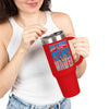 Detroit Fans Never Waver W-Leopard Football Insulated Travel Mug, 40oz - Never Waver
