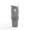 Detroit Fans Never Waver W-Leopard Football Insulated Travel Mug, 40oz - Never Waver
