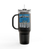 Detroit Fans Never Waver W-Leopard Football Insulated Travel Mug, 40oz - Never Waver