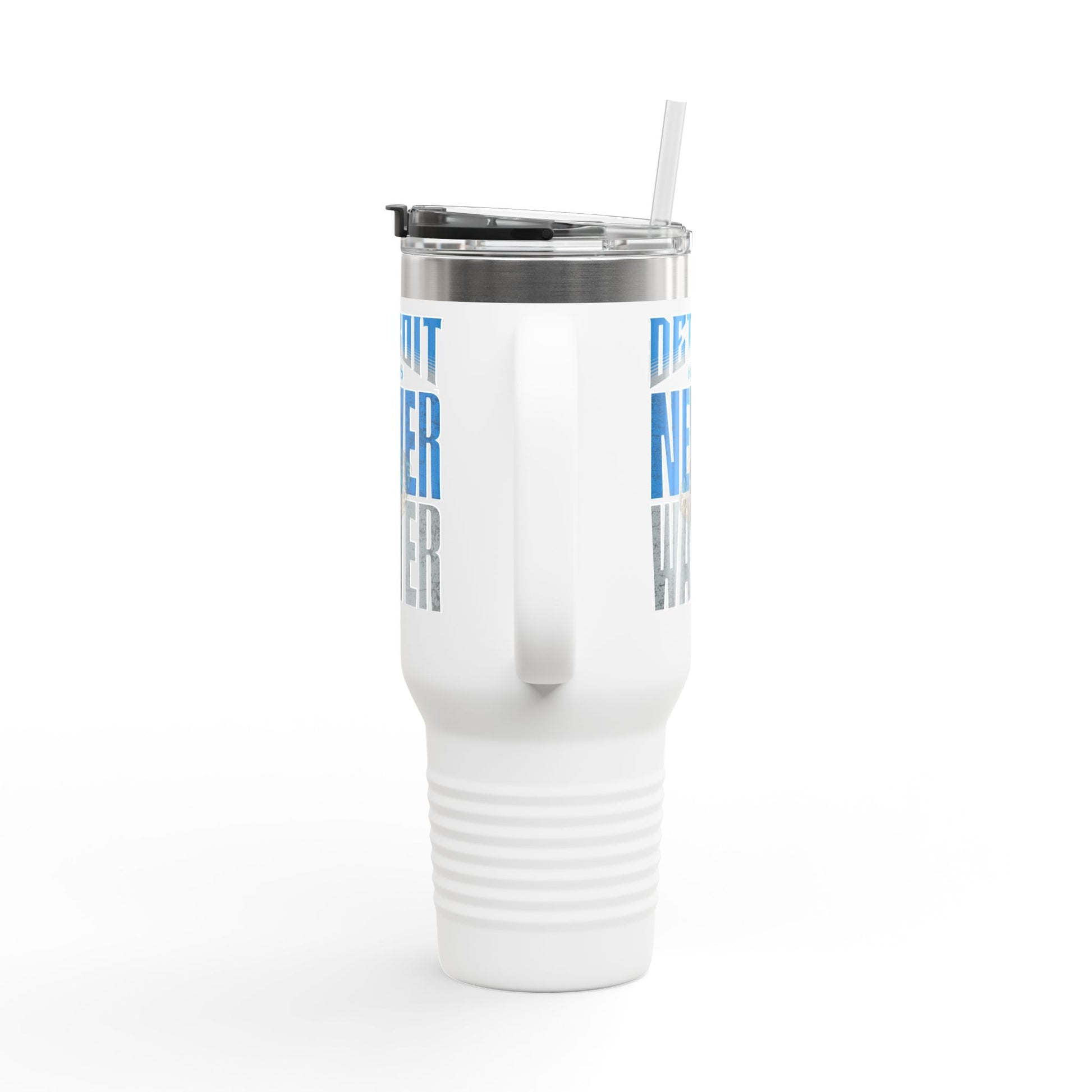 Detroit Fans Never Waver W-Leopard Football Insulated Travel Mug, 40oz - Never Waver