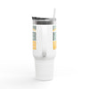 Green Bay Fans Never Waver Insulated Travel Mug, 40oz - Never Waver