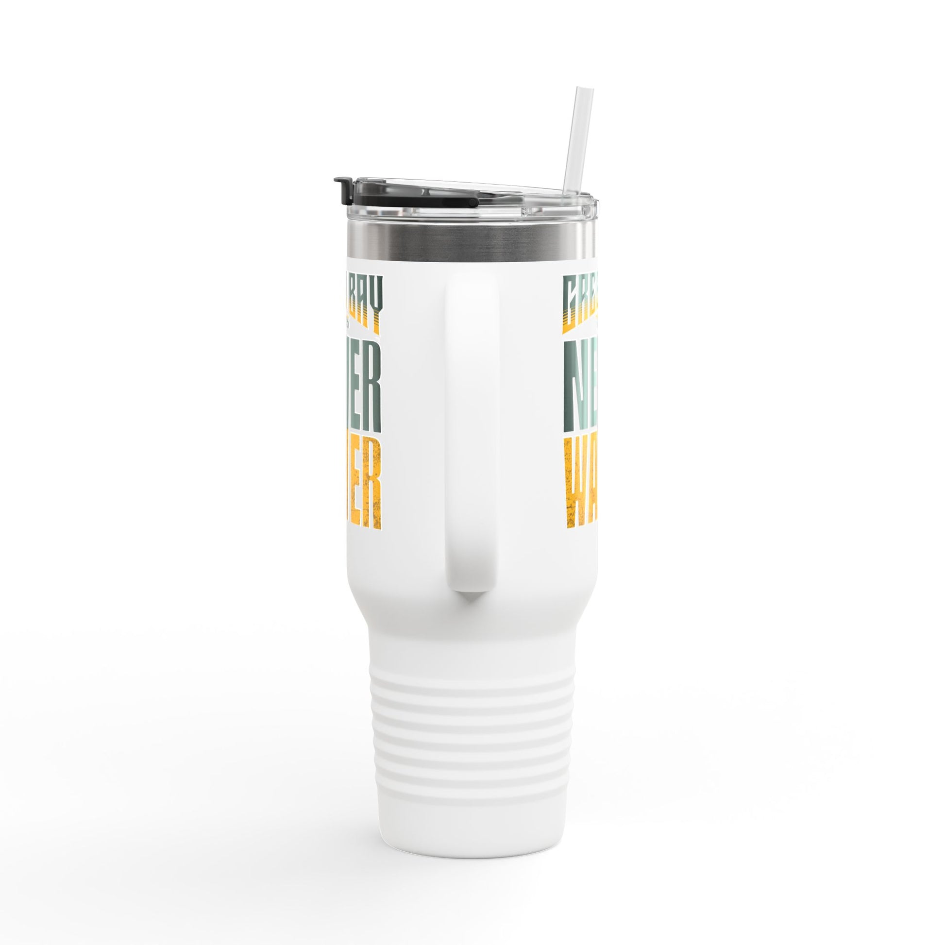 Green Bay Fans Never Waver Insulated Travel Mug, 40oz - Never Waver