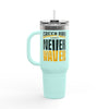 Green Bay Fans Never Waver Insulated Travel Mug, 40oz - Never Waver