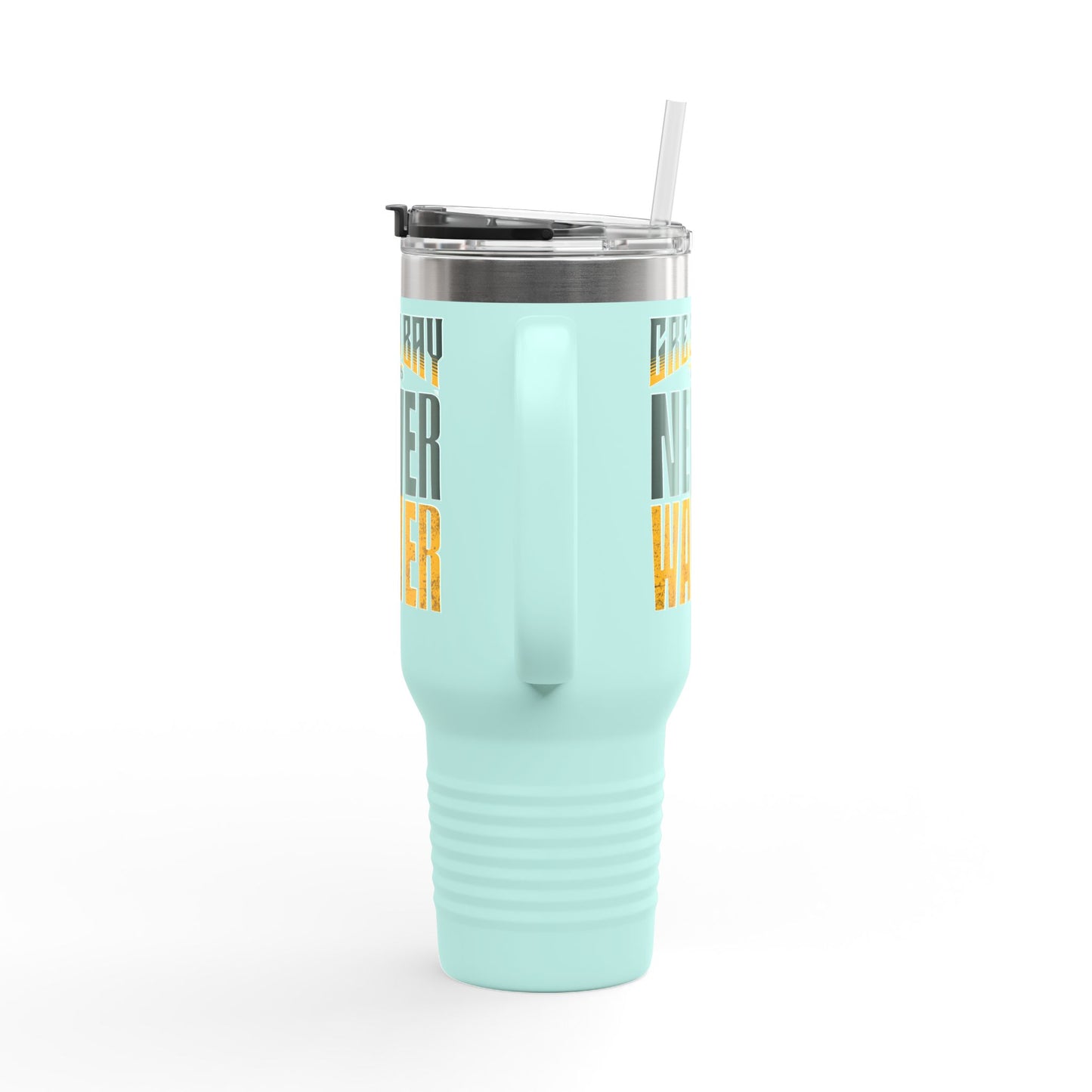 Green Bay Fans Never Waver Insulated Travel Mug, 40oz - Never Waver