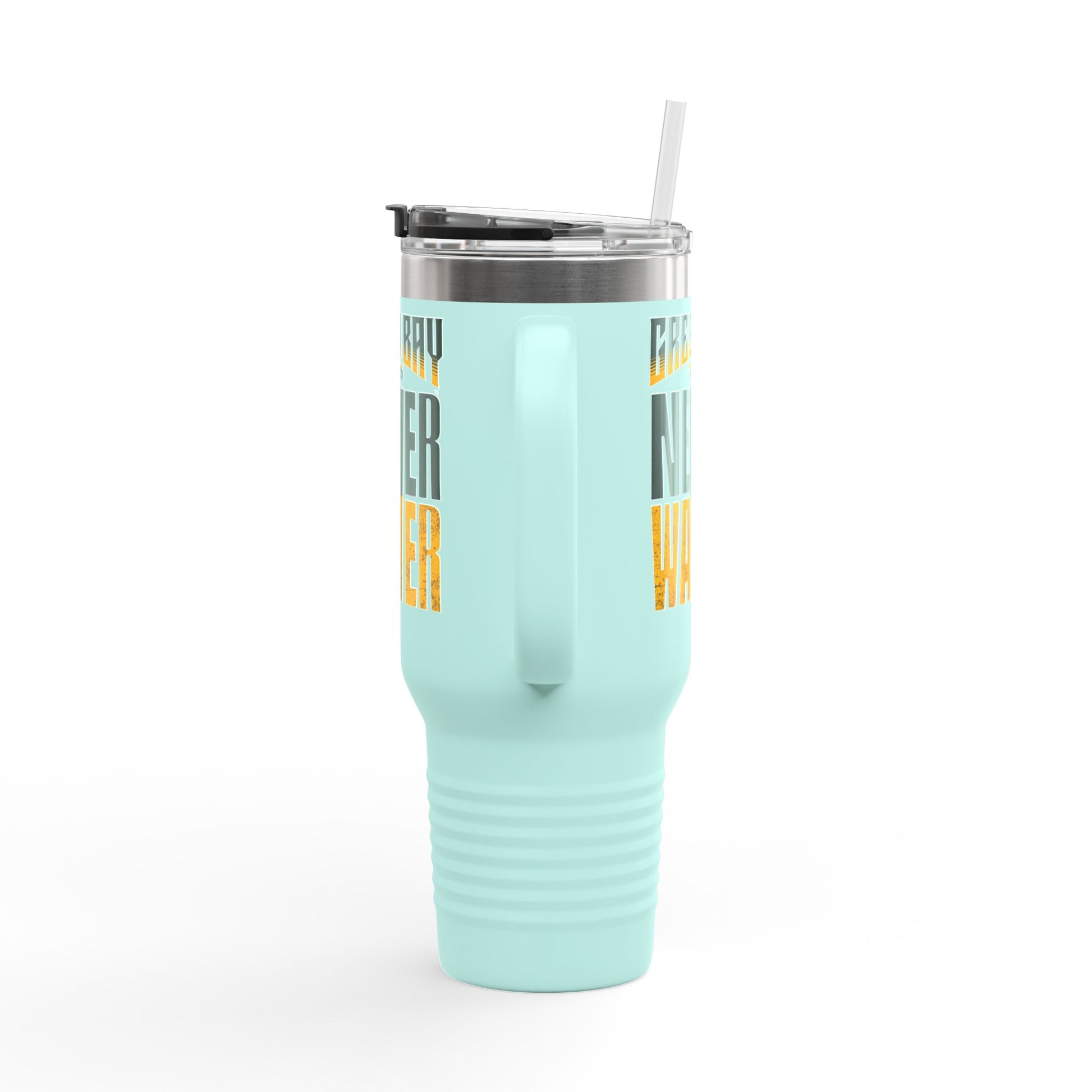 Green Bay Fans Never Waver Insulated Travel Mug, 40oz - Never Waver