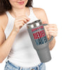 Houston Fans Never Waver Insulated Travel Mug, 40oz - Never Waver