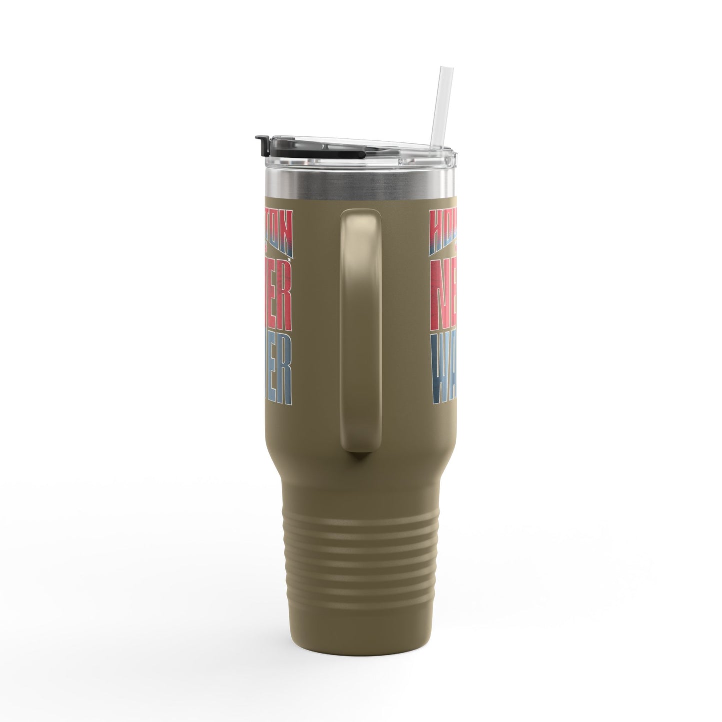 Houston Fans Never Waver Insulated Travel Mug, 40oz - Never Waver