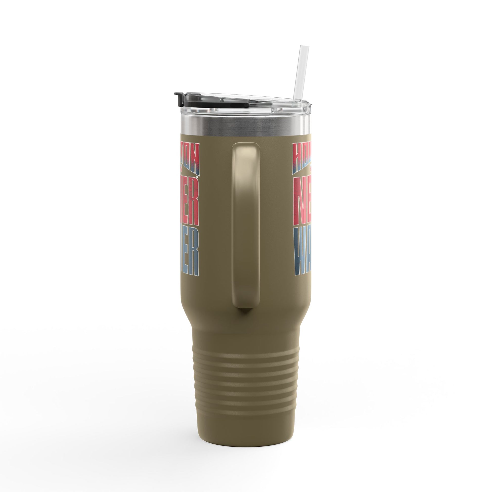 Houston Fans Never Waver Insulated Travel Mug, 40oz - Never Waver