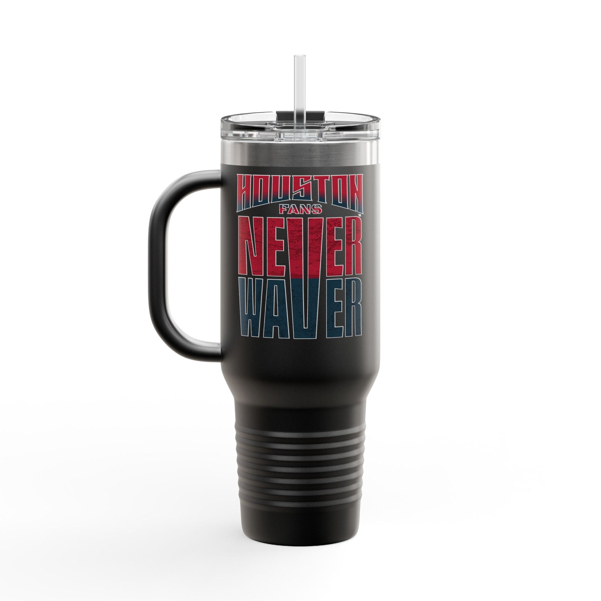 Houston Fans Never Waver Insulated Travel Mug, 40oz - Never Waver