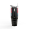 Houston Fans Never Waver W-Leopard Football Insulated Travel Mug, 40oz - Never Waver