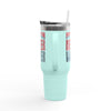 Houston Fans Never Waver W-Leopard Football Insulated Travel Mug, 40oz - Never Waver