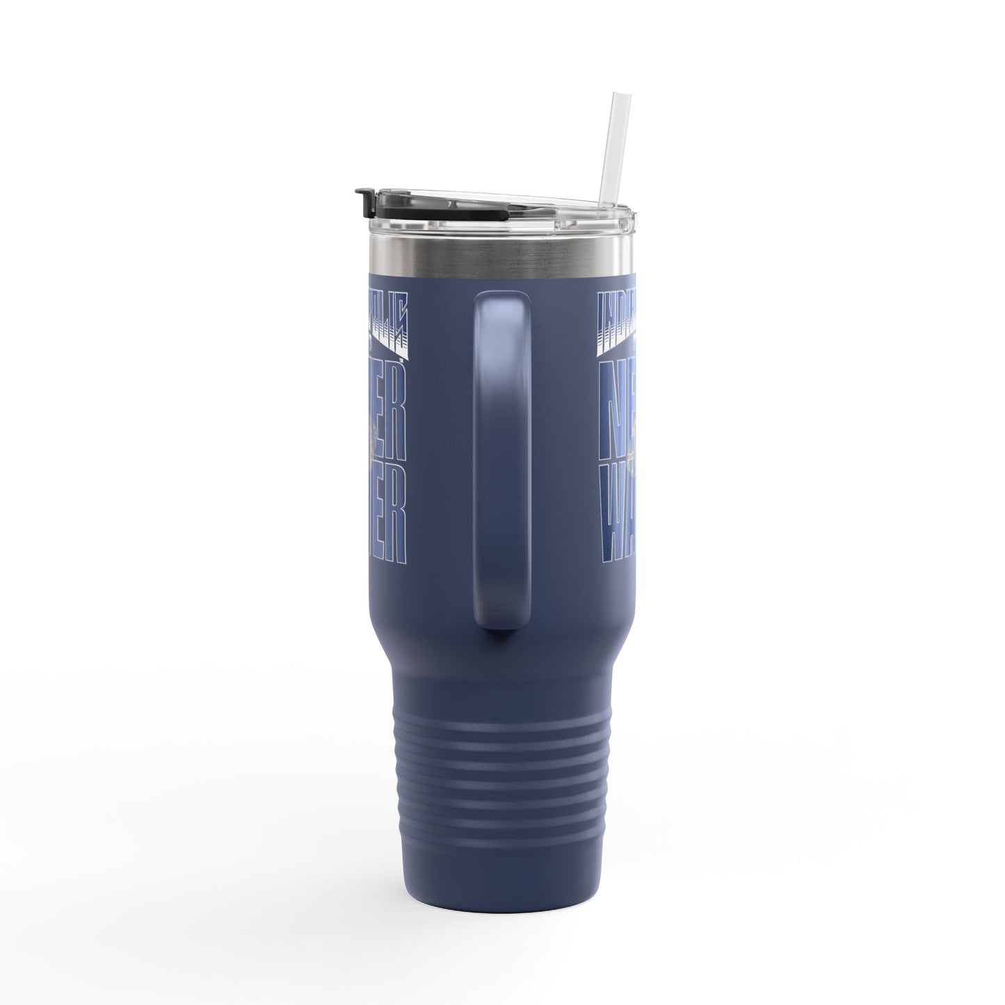 Indianapolis Fans Never Waver W-Leopard Football Insulated Travel Mug, 40oz - Never Waver