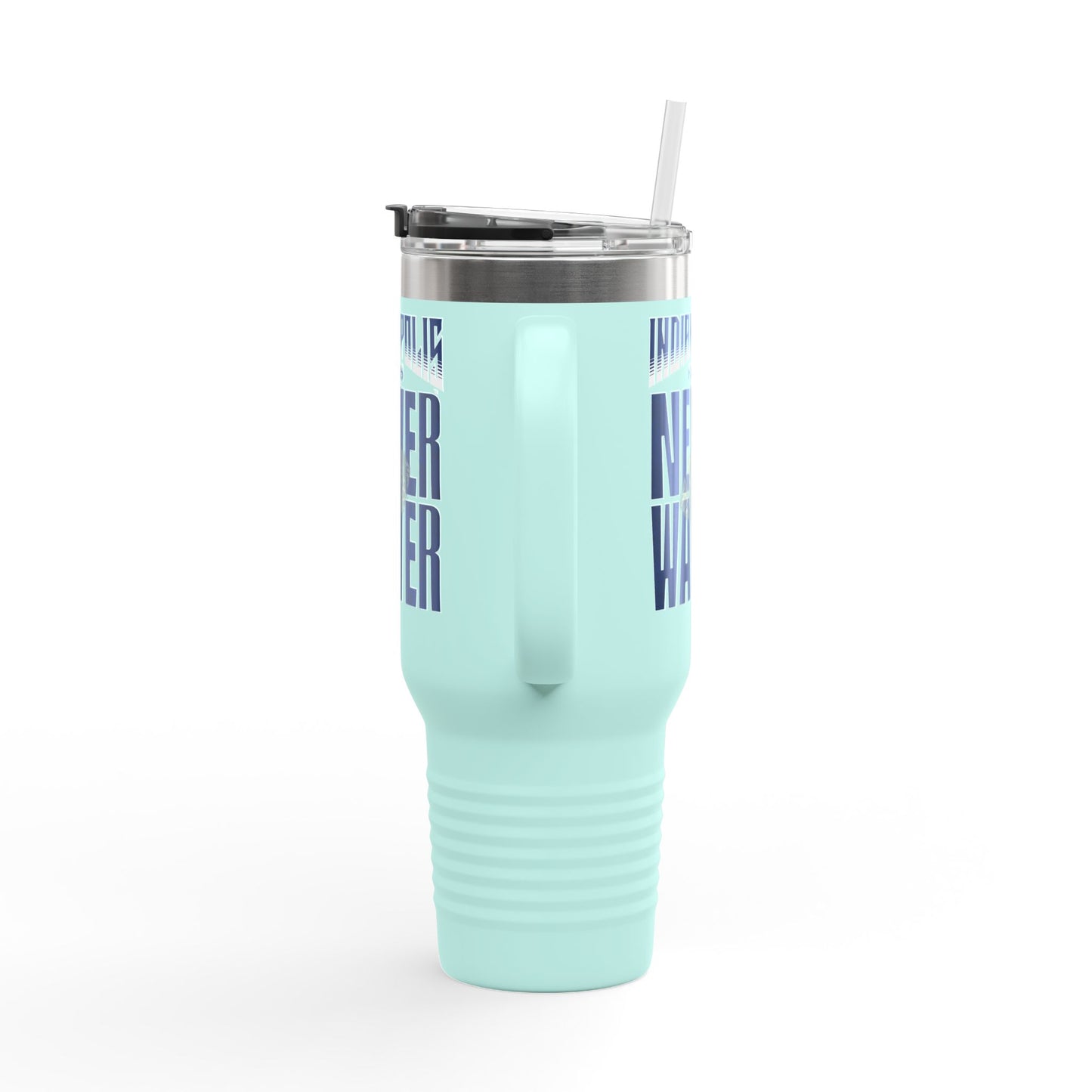 Indianapolis Fans Never Waver W-Leopard Football Insulated Travel Mug, 40oz - Never Waver