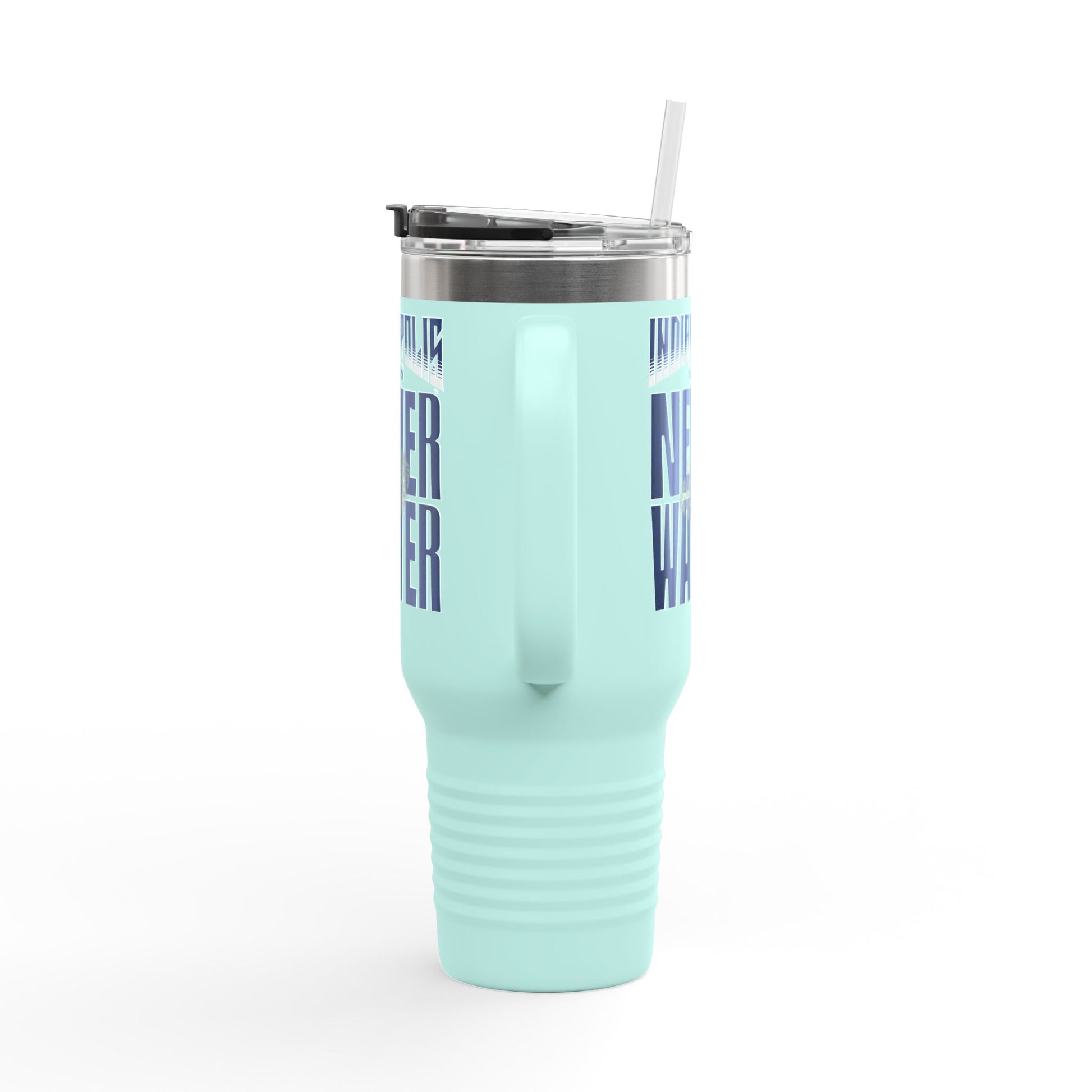 Indianapolis Fans Never Waver W-Leopard Football Insulated Travel Mug, 40oz - Never Waver