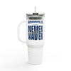 Indianapolis Fans Never Waver W-Leopard Football Insulated Travel Mug, 40oz - Never Waver