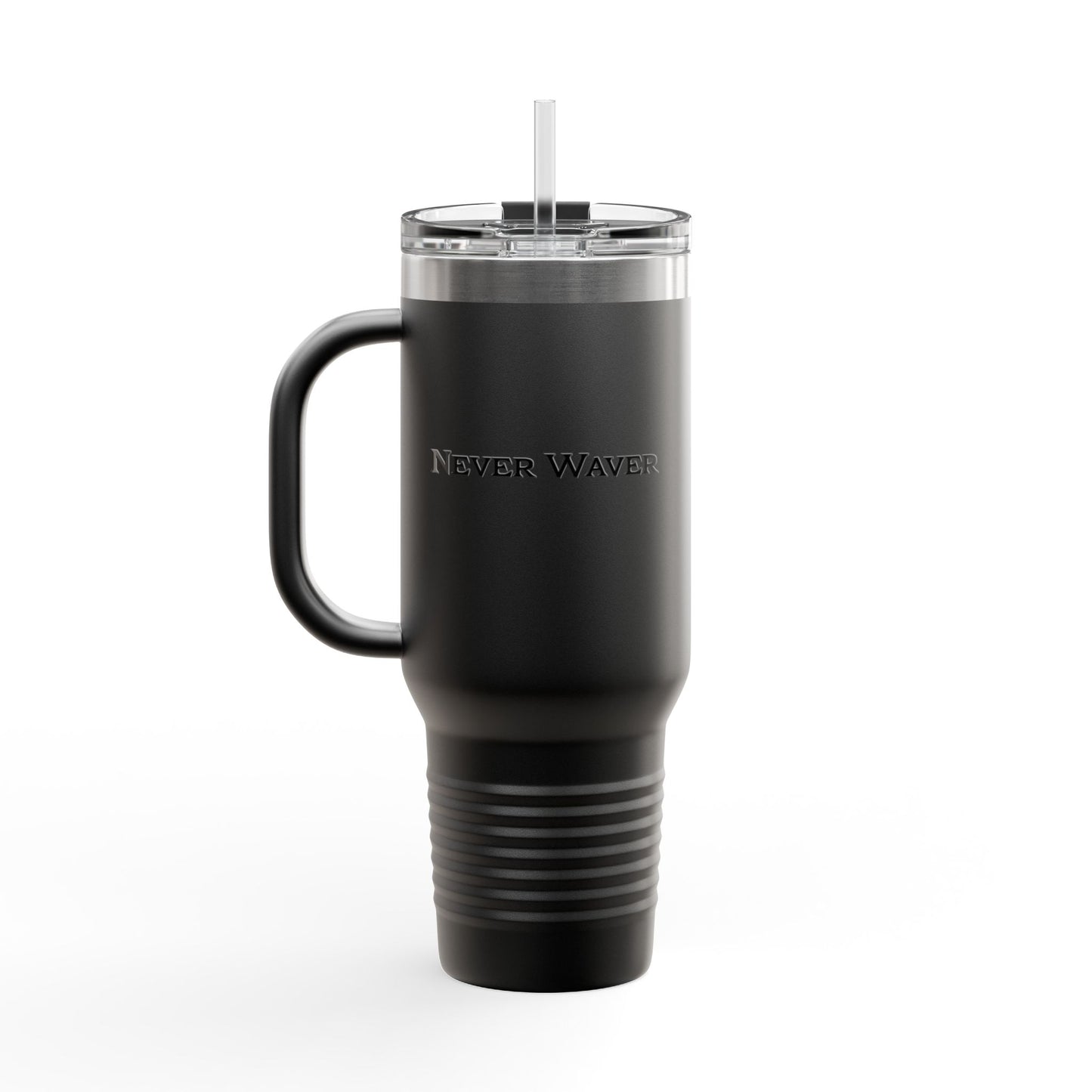 Insulated Travel Mug 40oz - Never Waver On-the-Go Hydration - Never Waver
