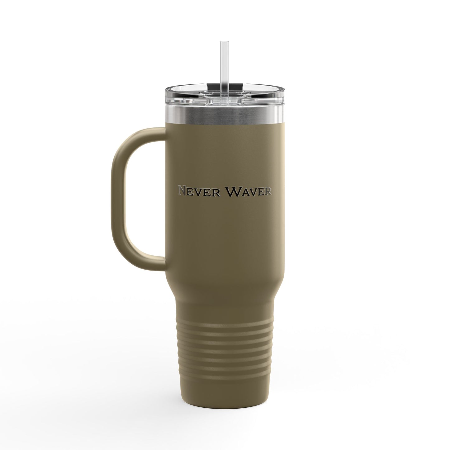 Insulated Travel Mug 40oz - Never Waver On-the-Go Hydration - Never Waver