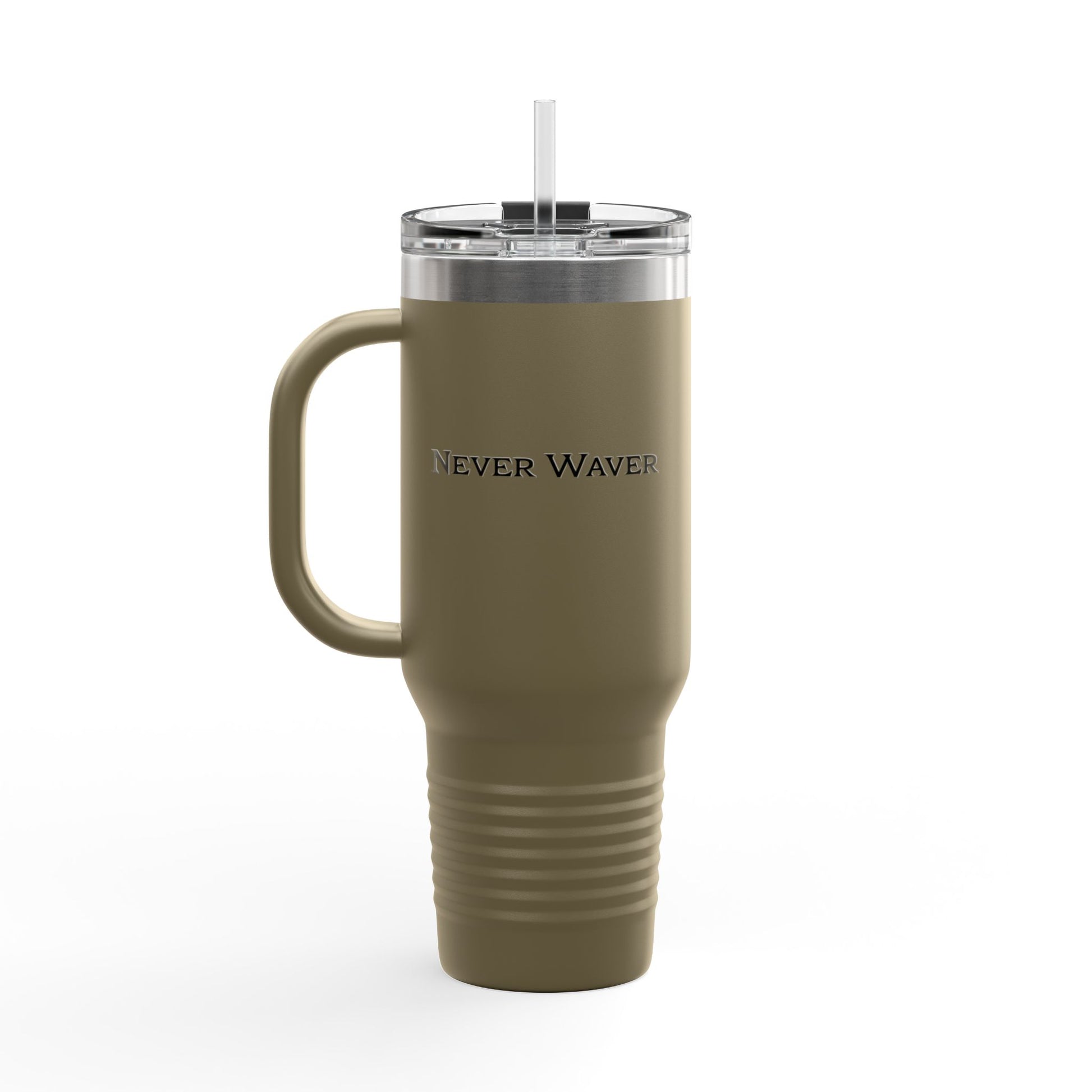 Insulated Travel Mug 40oz - Never Waver On-the-Go Hydration - Never Waver