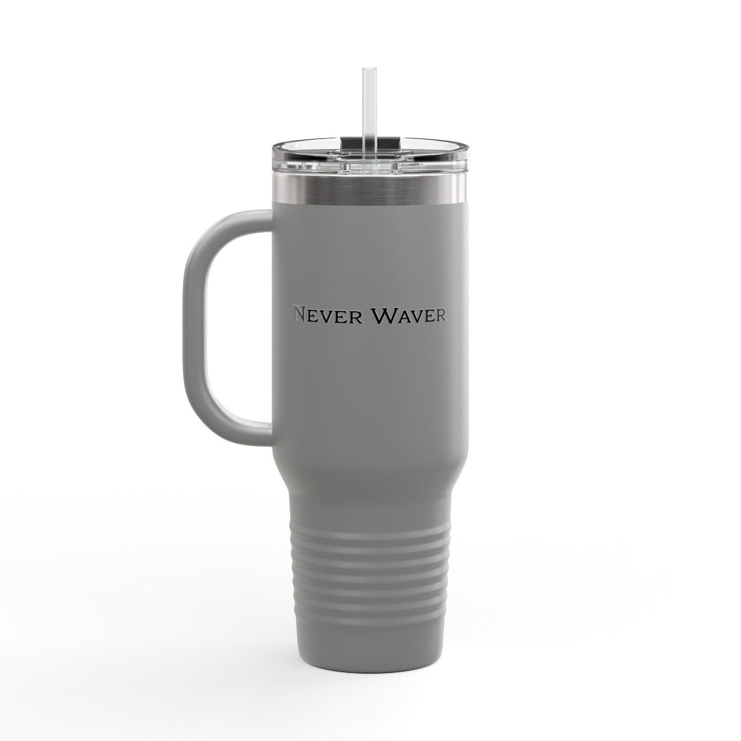 Insulated Travel Mug 40oz - Never Waver On-the-Go Hydration - Never Waver