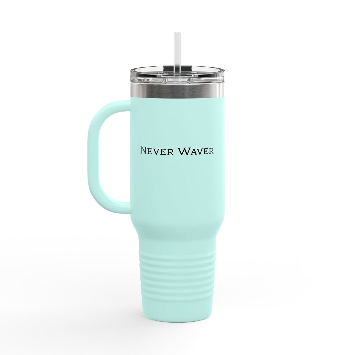Insulated Travel Mug 40oz - Never Waver On-the-Go Hydration - Never Waver