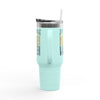 Jacksonville Fans Never Waver W-Leopard Football Insulated Travel Mug, 40oz - Never Waver