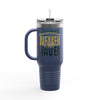 Jacksonville Fans Never Waver W-Leopard Football Insulated Travel Mug, 40oz - Never Waver