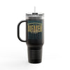 Jacksonville Fans Never Waver W-Leopard Football Insulated Travel Mug, 40oz - Never Waver