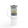 Jacksonville Fans Never Waver W-Leopard Football Insulated Travel Mug, 40oz - Never Waver