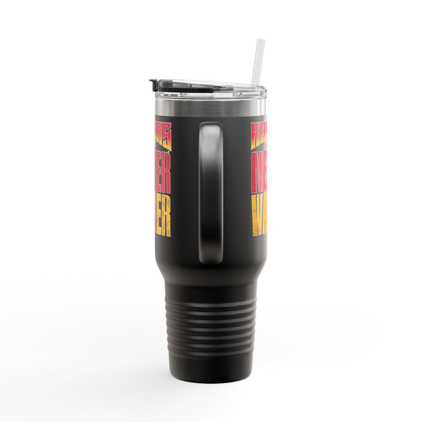 Kansas Fans Never Waver Insulated Travel Mug, 40oz - Never Waver
