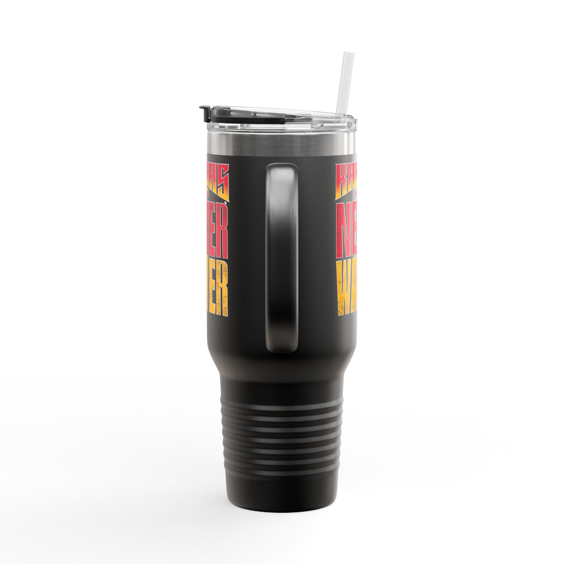 Kansas Fans Never Waver Insulated Travel Mug, 40oz - Never Waver