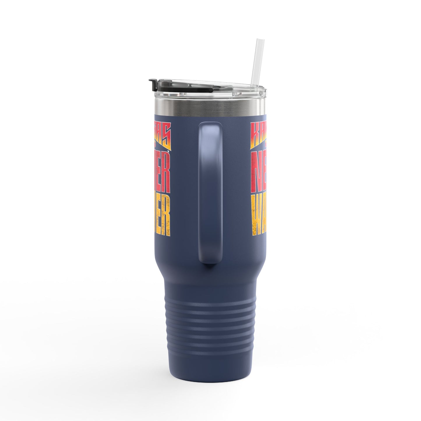 Kansas Fans Never Waver Insulated Travel Mug, 40oz - Never Waver