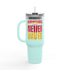 Kansas Fans Never Waver Insulated Travel Mug, 40oz - Never Waver
