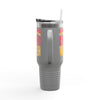 Kansas Fans Never Waver W-Leopard Football Insulated Travel Mug, 40oz - Never Waver