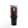 Kansas Fans Never Waver W-Leopard Football Insulated Travel Mug, 40oz - Never Waver