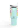 Kansas Fans Never Waver W-Leopard Football Insulated Travel Mug, 40oz - Never Waver