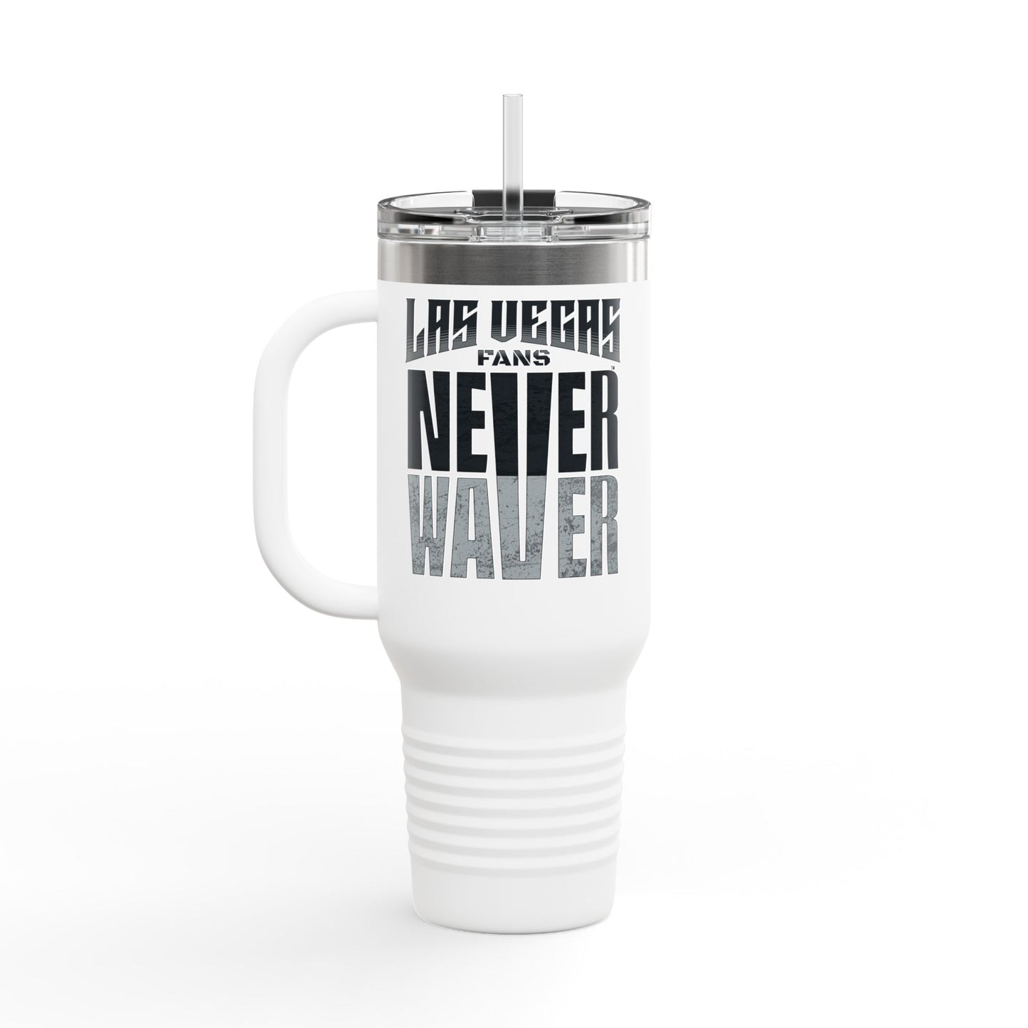 Las Vegas Fans Never Waver Insulated Travel Mug, 40oz - Never Waver