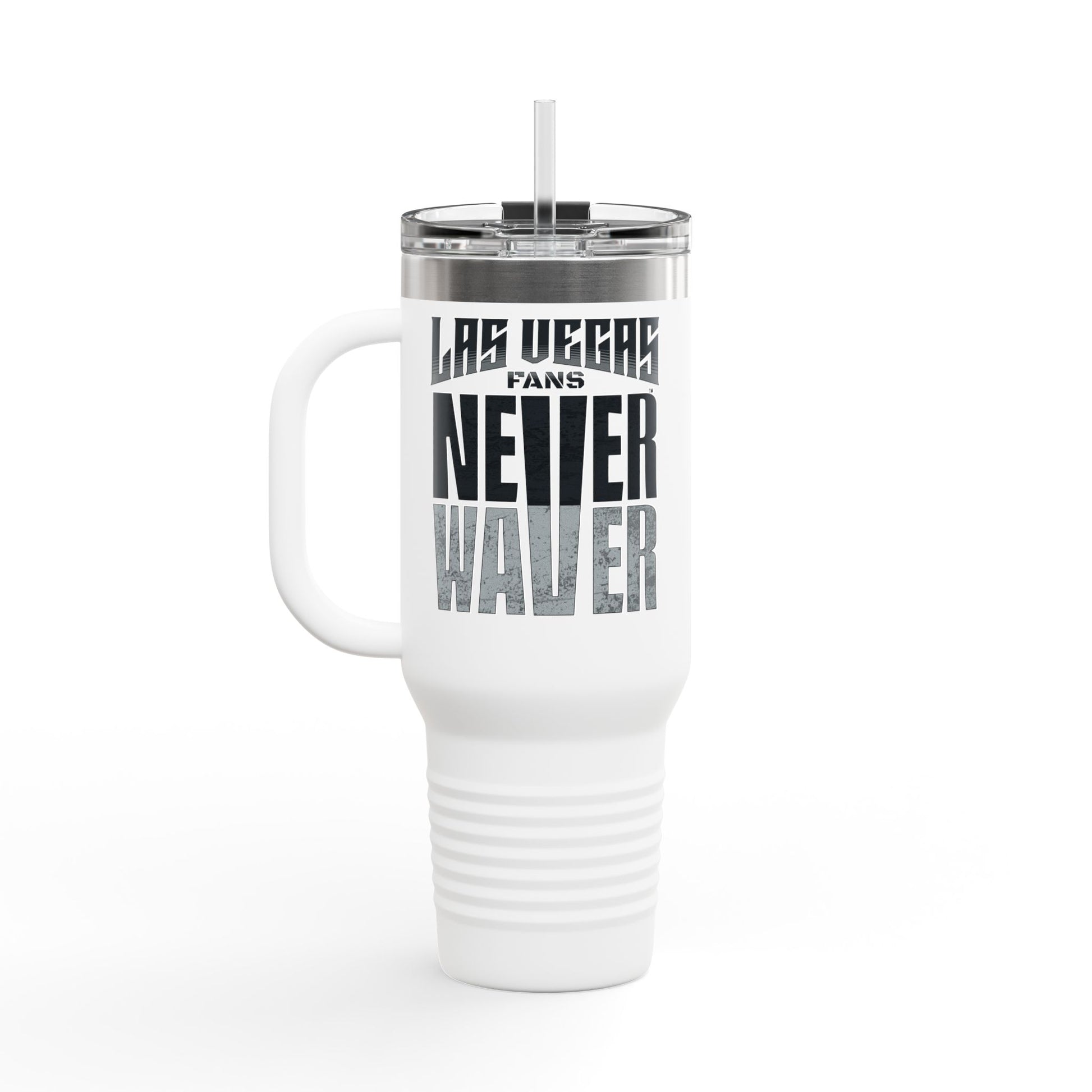 Las Vegas Fans Never Waver Insulated Travel Mug, 40oz - Never Waver