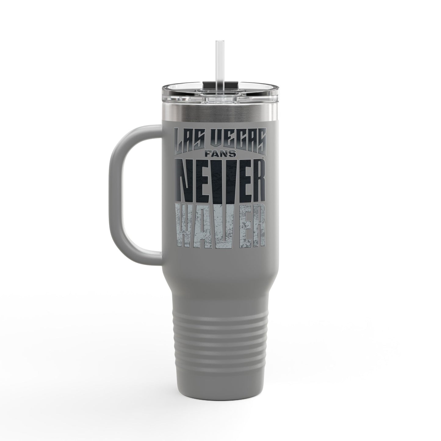 Las Vegas Fans Never Waver Insulated Travel Mug, 40oz - Never Waver